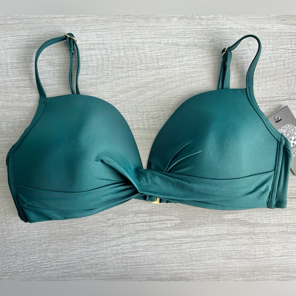 Vince Camuto Teal Bikini Top